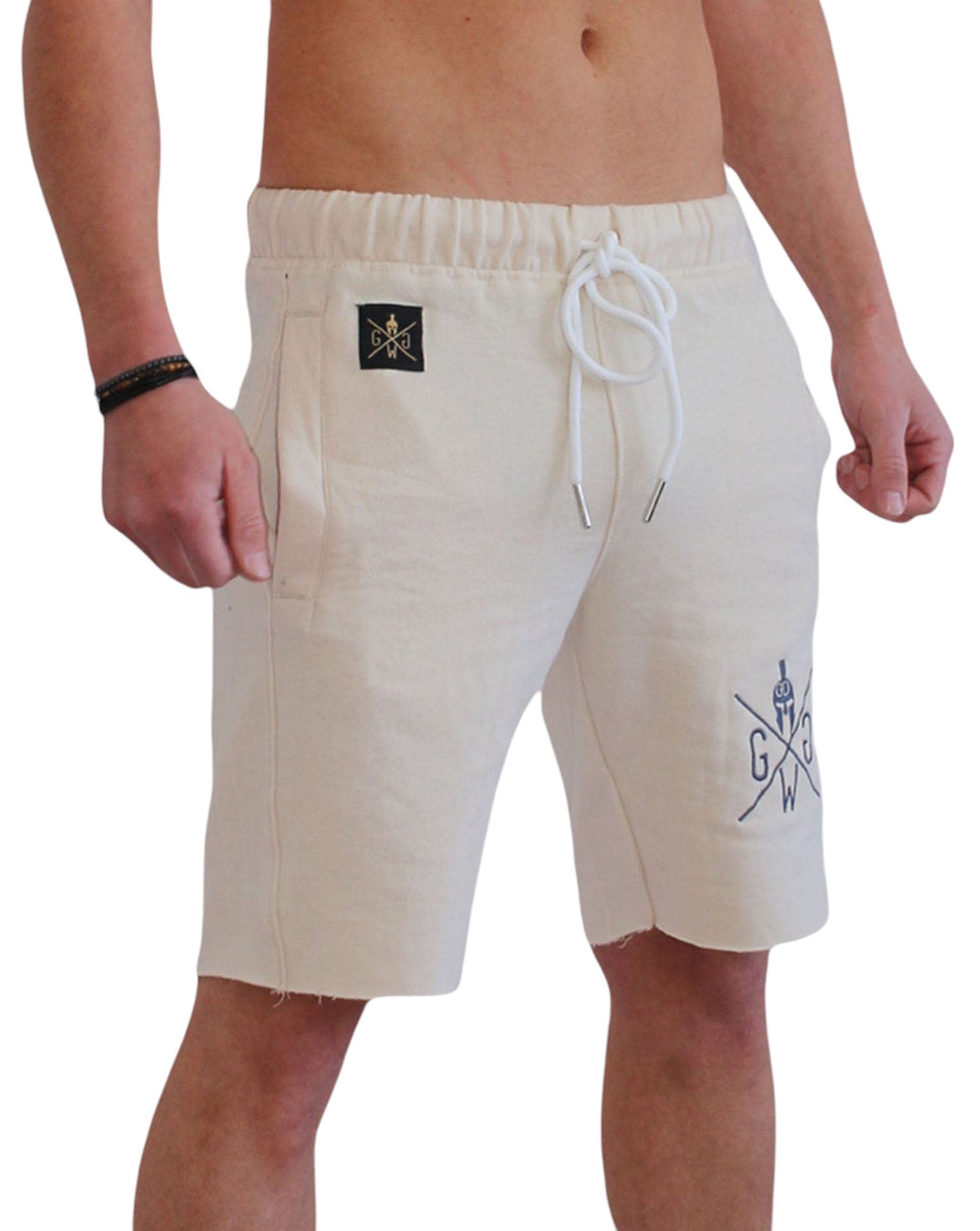 Herren Shorts "Off White" von Gym Generation – cleane und vielseitige Sporthosen mit funktionalem und stilvollem Design, ideal für Gym und Freizeit.