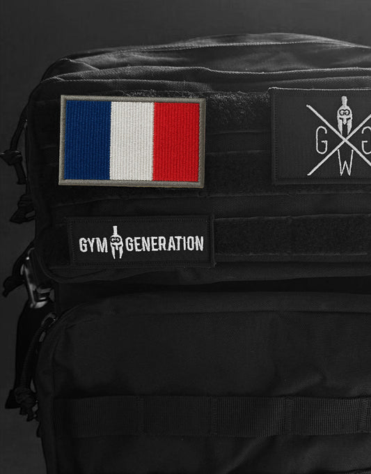 France Flag Patch Klett, hochwertige Stickqualität in Blau Weiss Rot, perfekt für Outdoor-Ausrüstung, Sports Bags und Tactical Vests, ideal für Fußball-Fans, Supporter und die französische Diaspora in Europa.