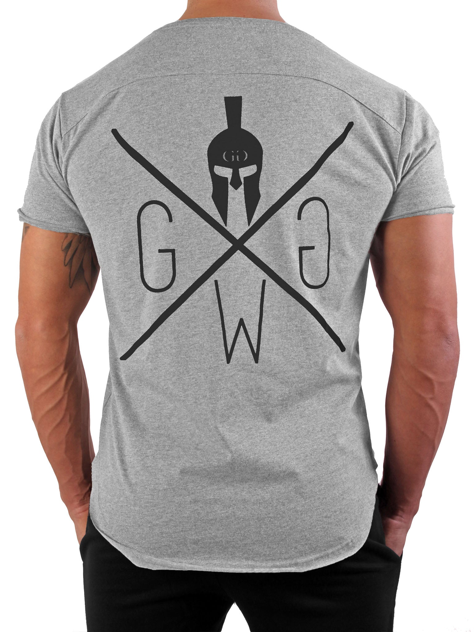 Grey Gym T-Shirt Men's Shirt by Gym Generation