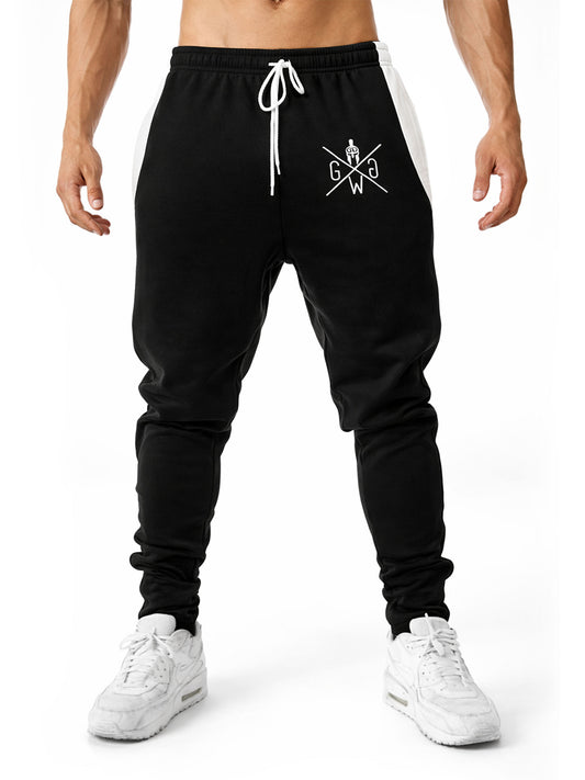 Schwarze Sporthose für Herren – hochwertig verarbeitet mit atmungsaktiven Stoffen und durchdachten Details, ideal für Cardio, Crossfit und Freizeit.