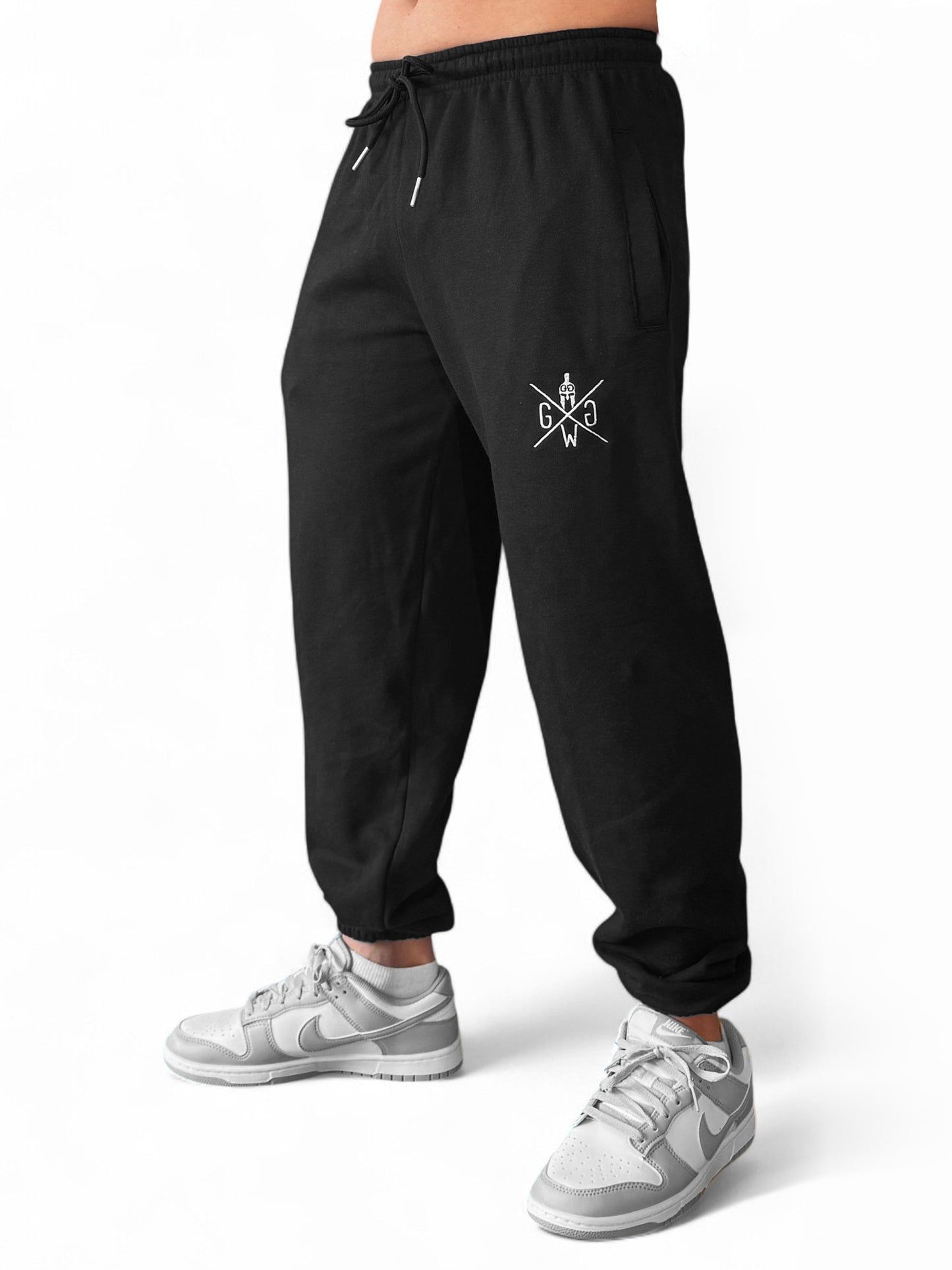 Rest Day Joggers Schwarz – schwarze Sweatpants für Herren aus weichem French Terry, ideal für Sport, Freizeit, Streetwear & warme Sommertage
