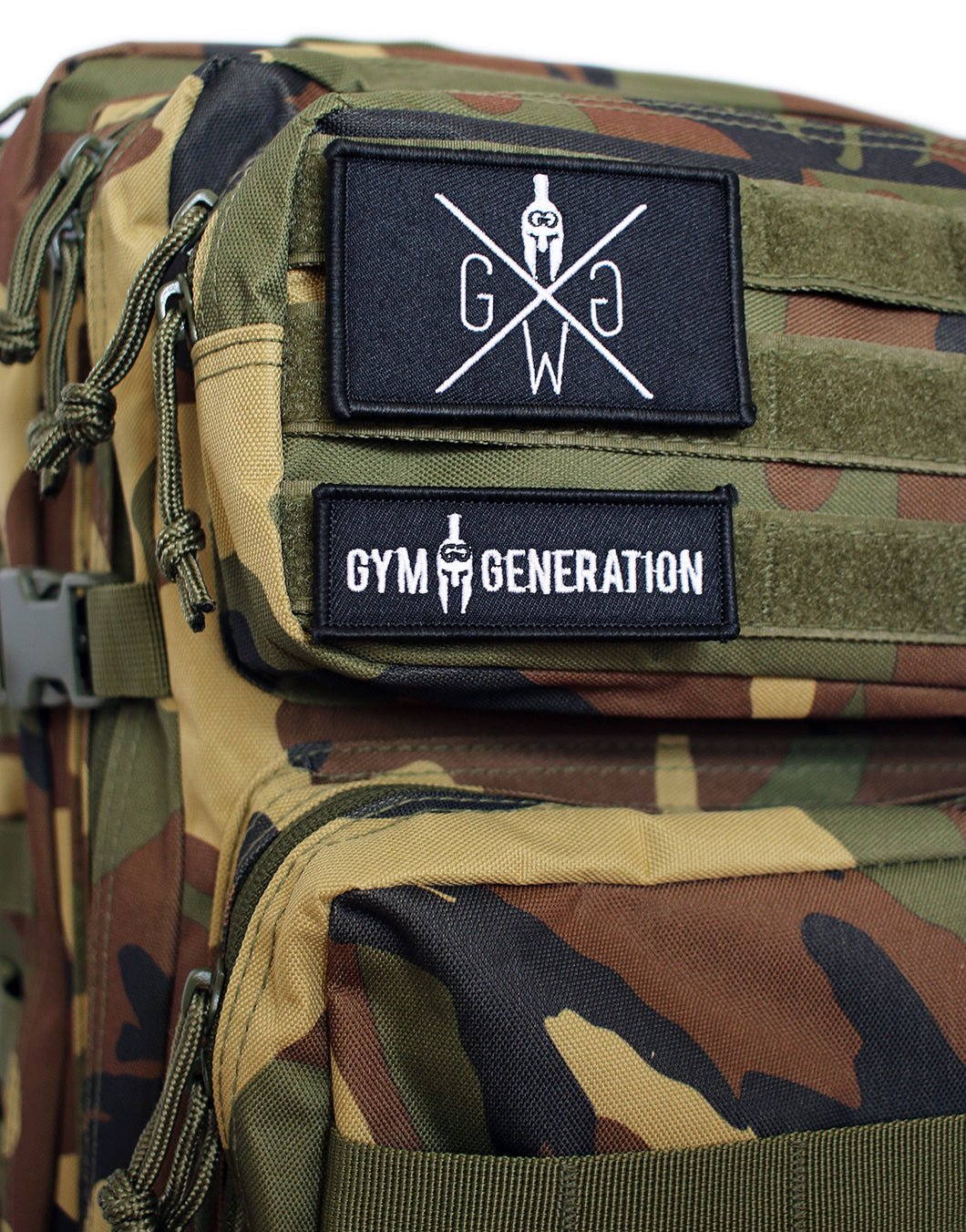 Fitness Rucksack Camo – Stylischer und strapazierfähiger Gym Rucksack von Gym Generation, ideal für Reisen, Outdoor und Training.