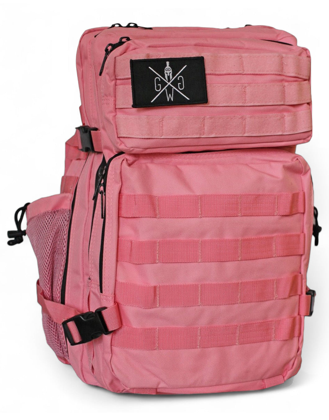 Reise Rucksack Pink – Handgepäcktauglicher Rucksack von Gym Generation mit 180-Grad-Öffnung, Zwei-Wege-Reißverschlüssen und gepolsterten Gurten für maximalen Komfort.