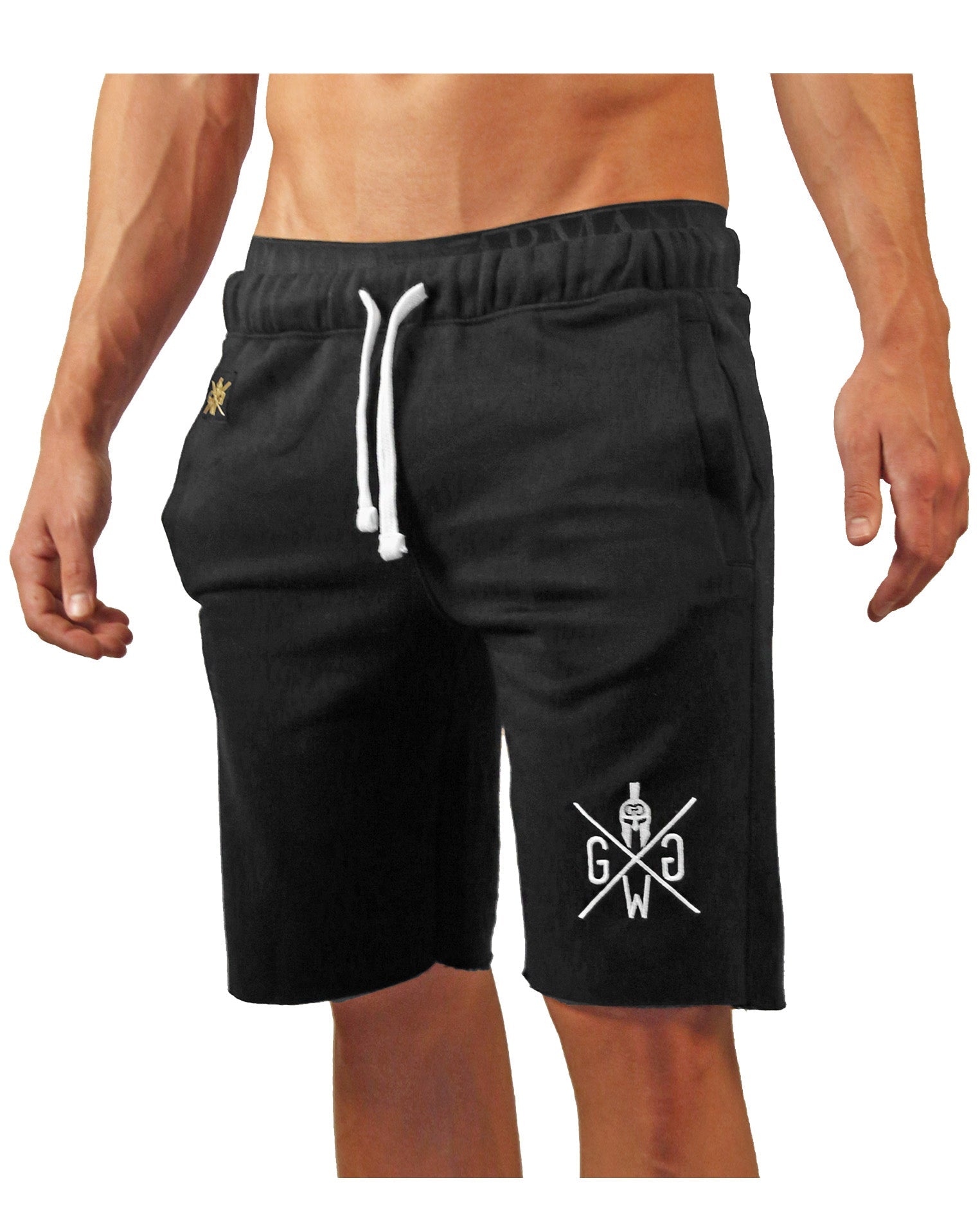 Pantalones cortos deportivos para hombre | Pantalón deportivo negro – Gym Generation®