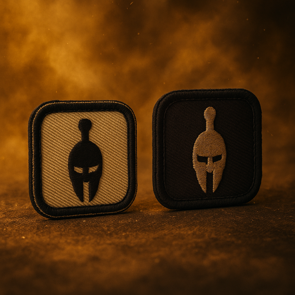 Patches mit Klett für Tactical Rucksäcke und Bekleidung – bestickte Premium Patches von Gym Generation