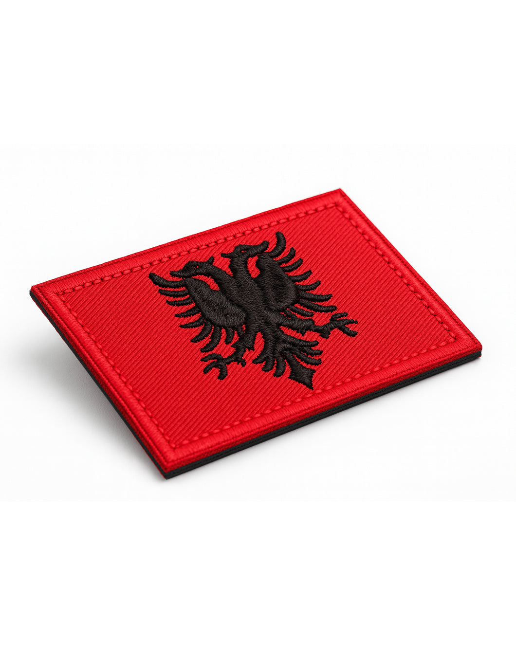 Albanian Eagle Patch Klettverschluss – Premium Stickpatch für Outdoor & Gym Bags