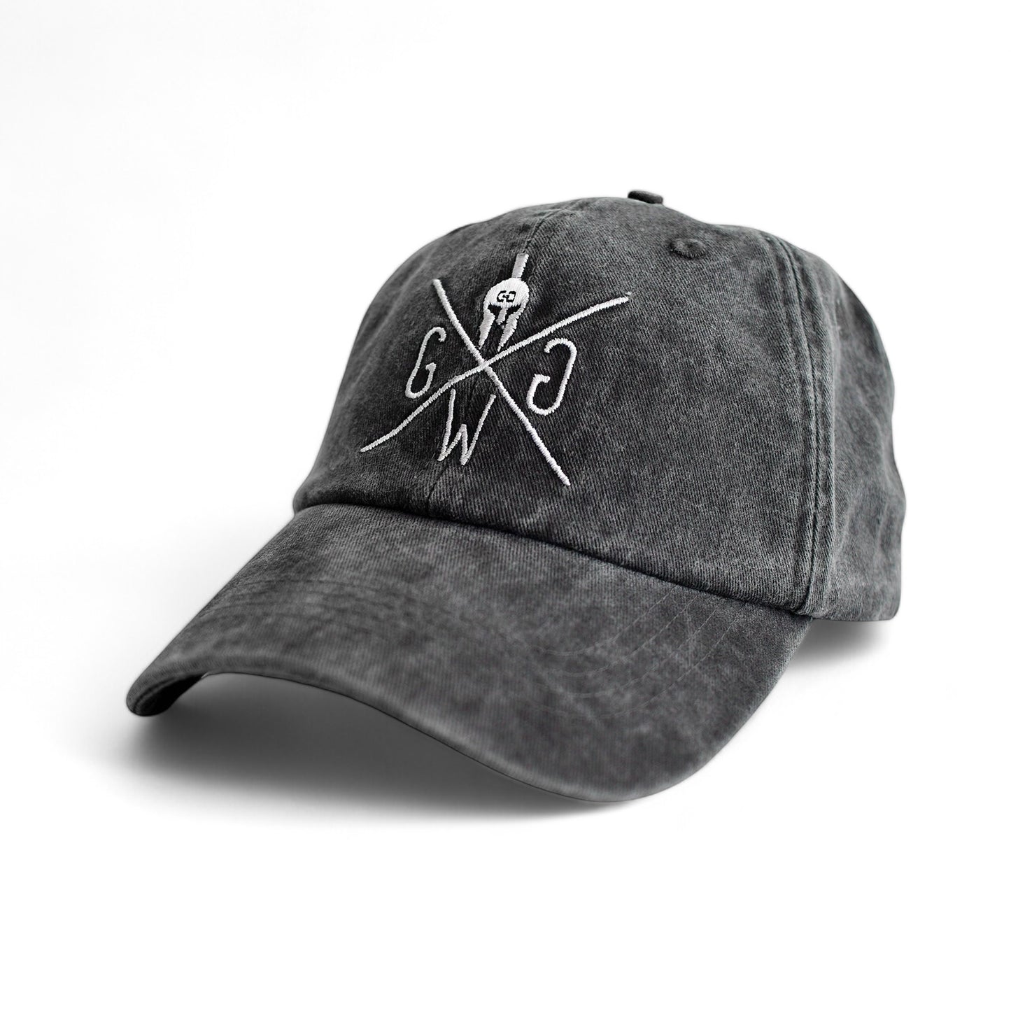 Baseball Cap 'California' - Stonewashed Schwarz