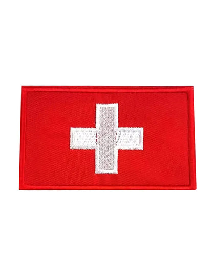 Swiss Flag Patch - Hook and Loop