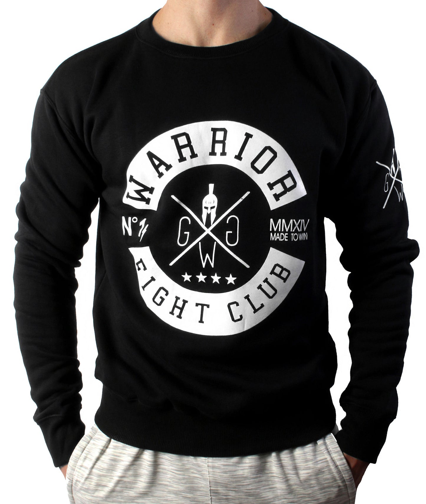 Gym Sweater "Fight Club"- Black