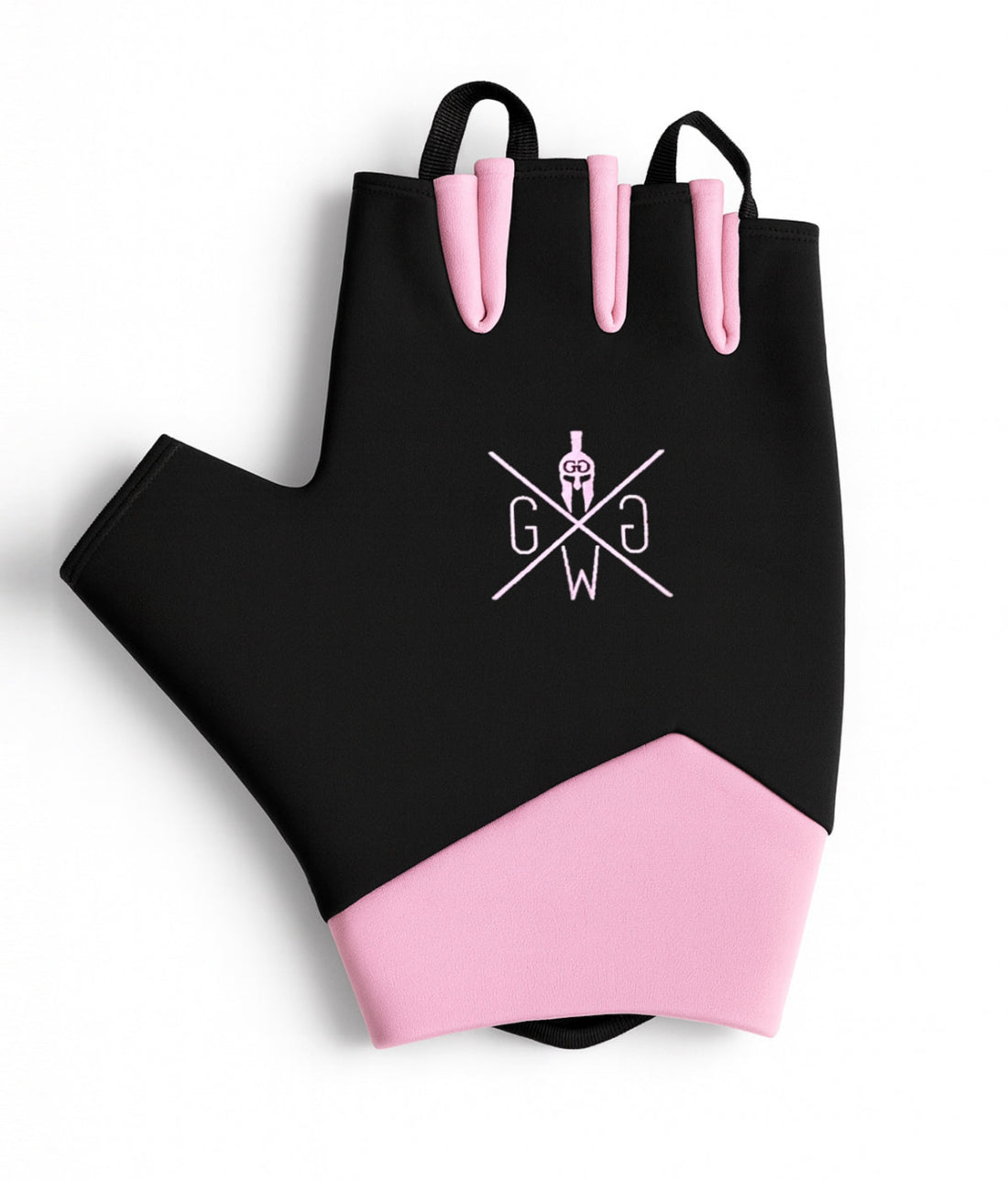 Fingerlose Damen Sporthandschuhe mit PULL-Schlaufe – Fitnesshandschuhe für Frauen mit Griffverstärkung & atmungsaktiver Oberseite für Calisthenics & Kraftsport