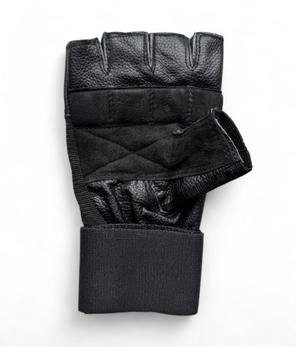 fitness handschuhe geschlossen Fitness Handschuhe aus Leder in Schwarz – Gym Generation