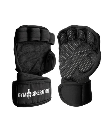 Fitness Handschuhe mit Handgelenkbandage – Grip-Pads – Gym Generation