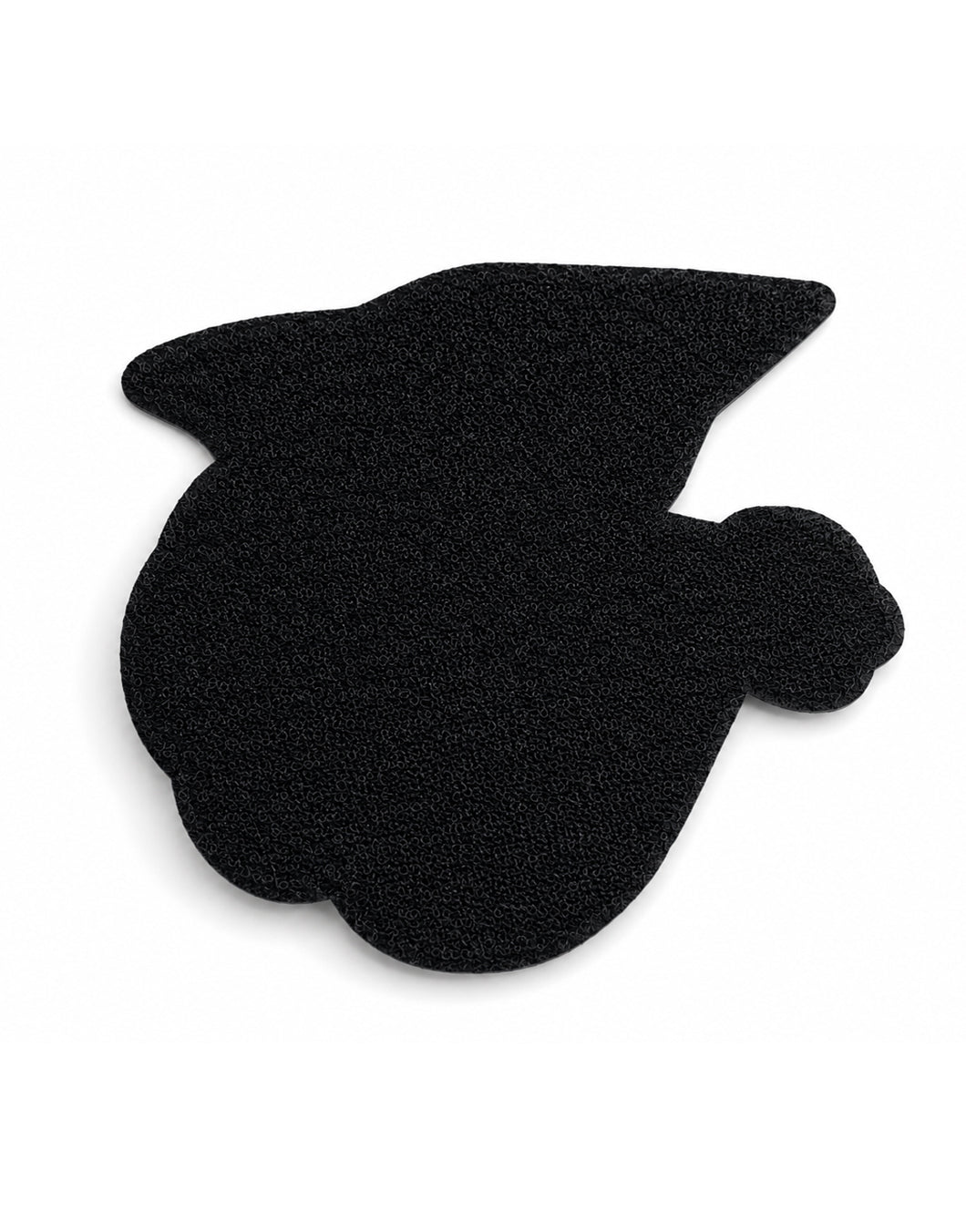 Muscle Shark Patch von Gym Generation von hinten, vollflächige Klettrückseite für Rucksack, Cap und Gym Bag