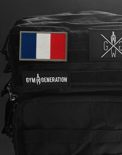 France Flag Patch Klett, hochwertige Stickqualität in Blau Weiss Rot, perfekt für Outdoor-Ausrüstung, Sports Bags und Tactical Vests, ideal für Fußball-Fans, Supporter und die französische Diaspora in Europa.