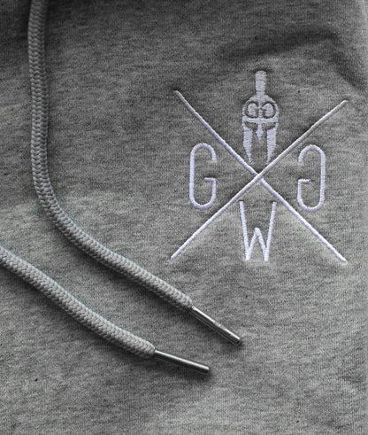 Gym Hoodie Ärmellos "Essential" - Grau