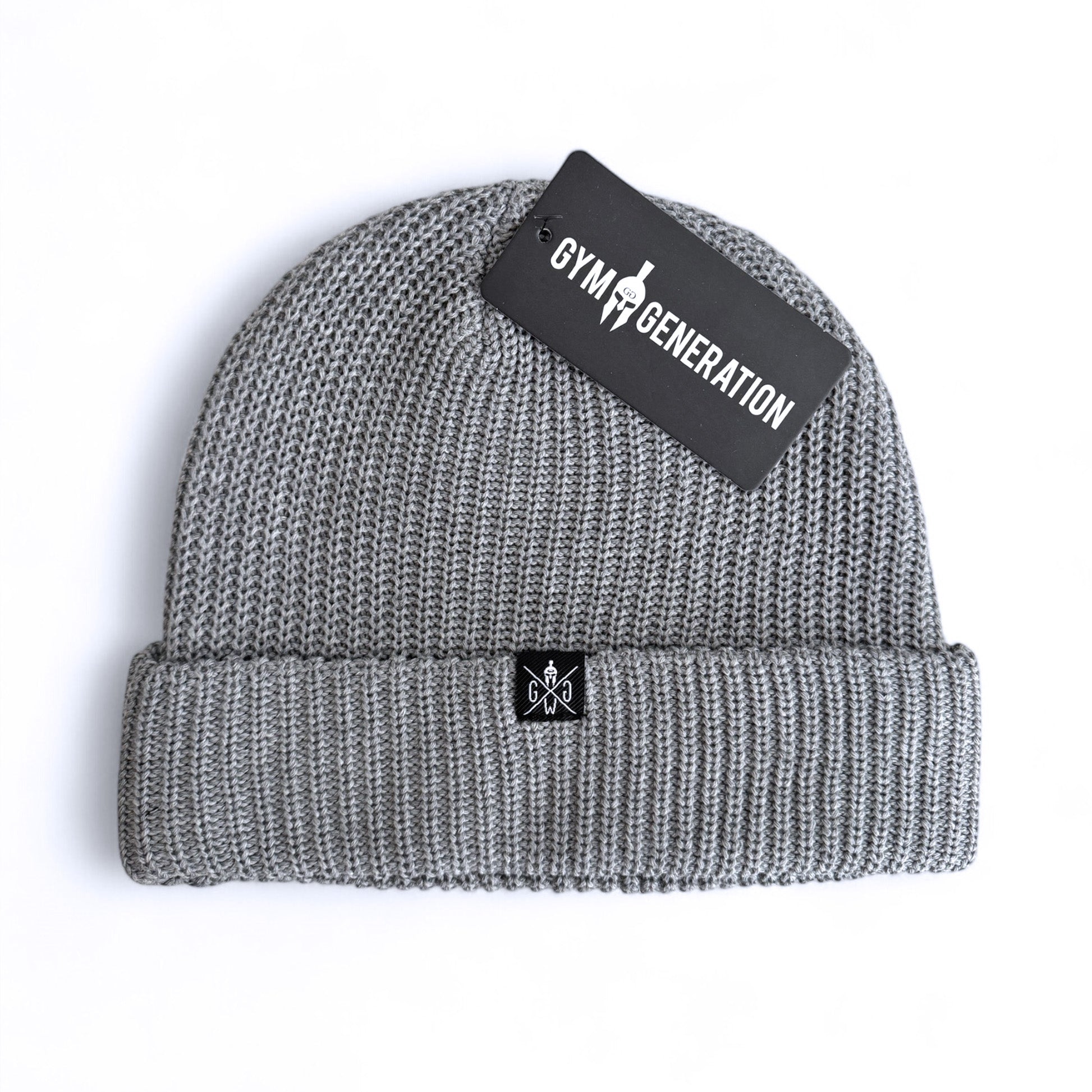 Graue Beanie von Gym Generation – vielseitige Wintermütze mit modernem Design und effektiver Wärmeisolierung, ideal für Sport und lässige Freizeitlooks.