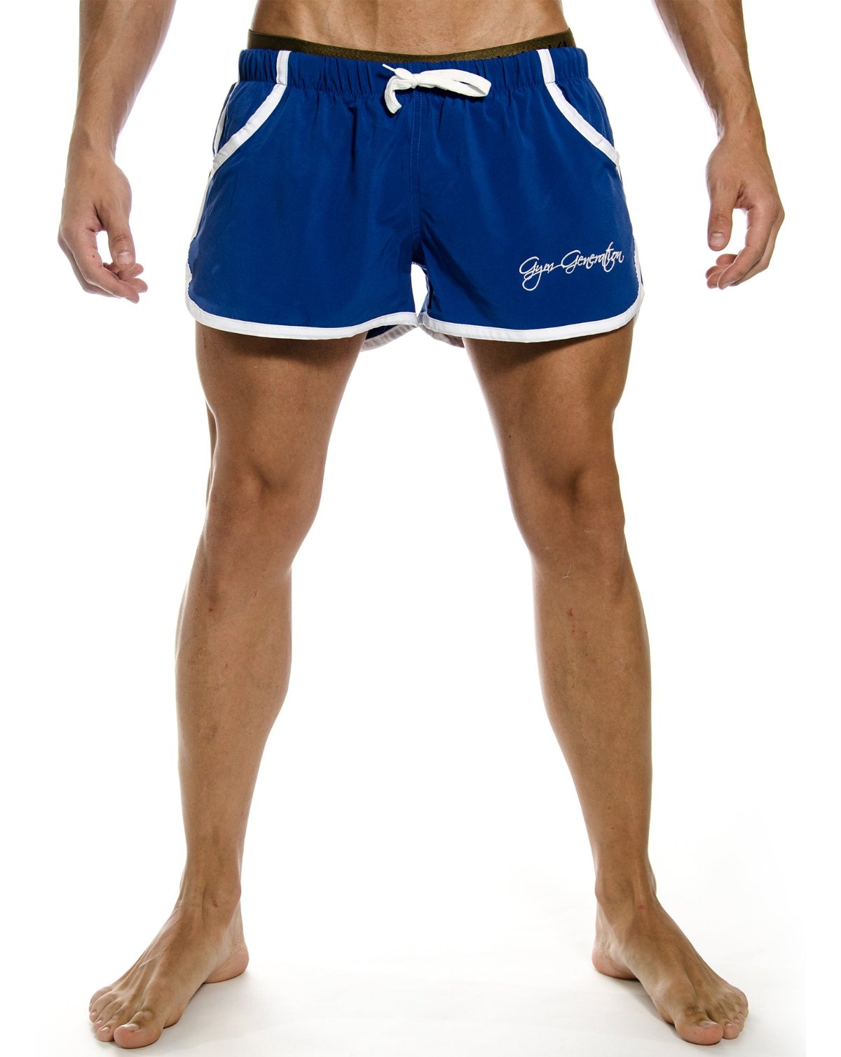 Modische und funktionale Aesthetic Gym Shorts in Blau, perfekt für Training und Freizeit, von Gym Generation.