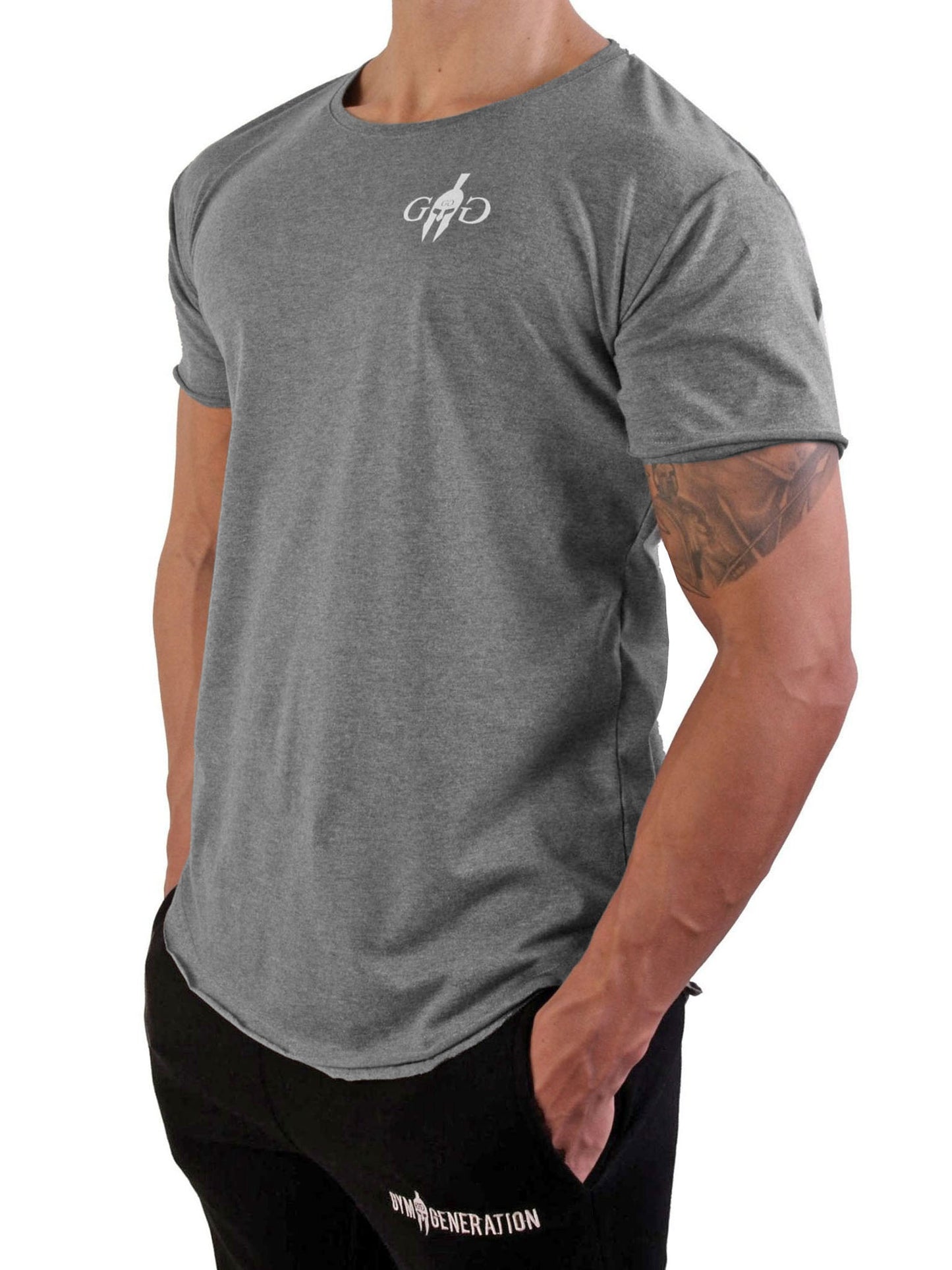 Stylisches Herren Sport T-Shirt in Grau – optimal für Gym, Laufen und alltäglichen Komfort