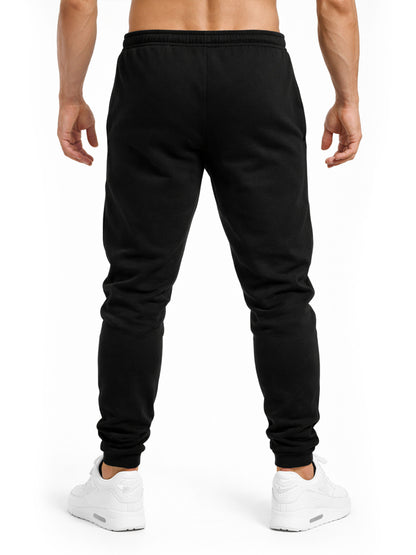 Gym Generation Herren Jogger Trainingshose schwarz – Rückansicht Fitness Hose mit tapered Fit für Gym und Alltag