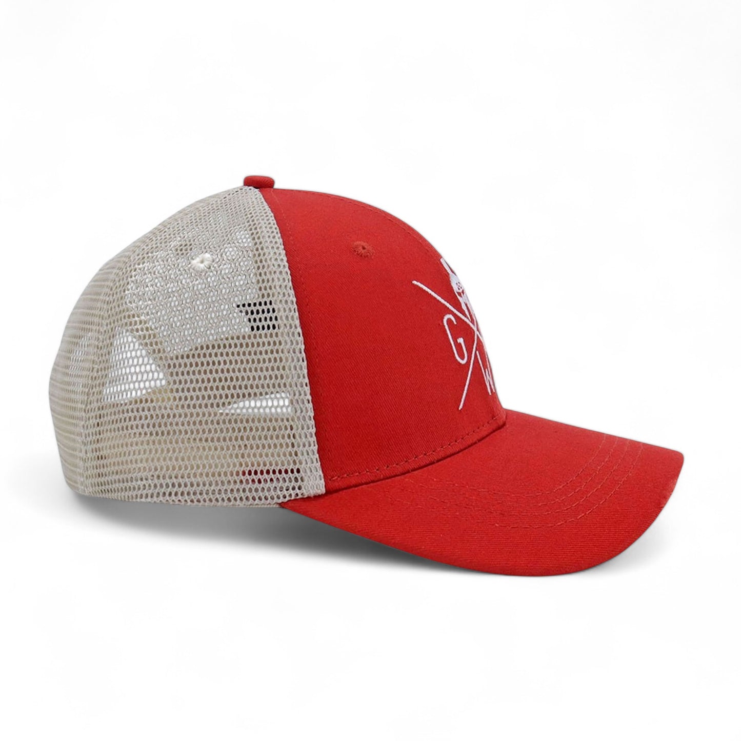 Gym Trucker Cap "Venice" in Rot von Gym Generation.