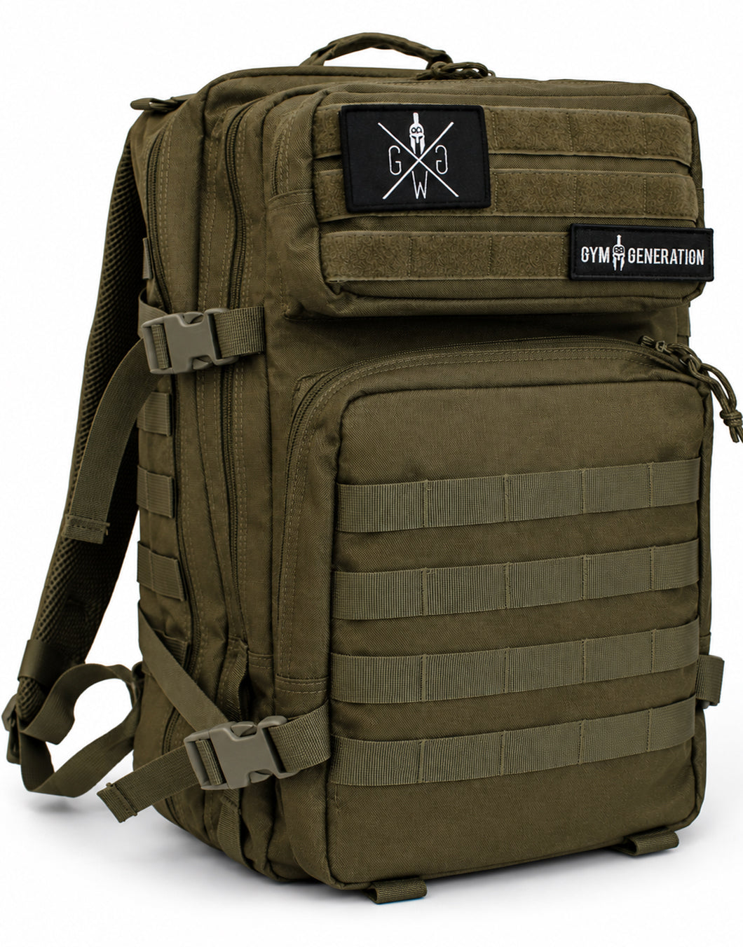 Oliver Gym Generation Fitness Rucksack Adventurer mit MOLLE-Front, Seitenriemen und Patches