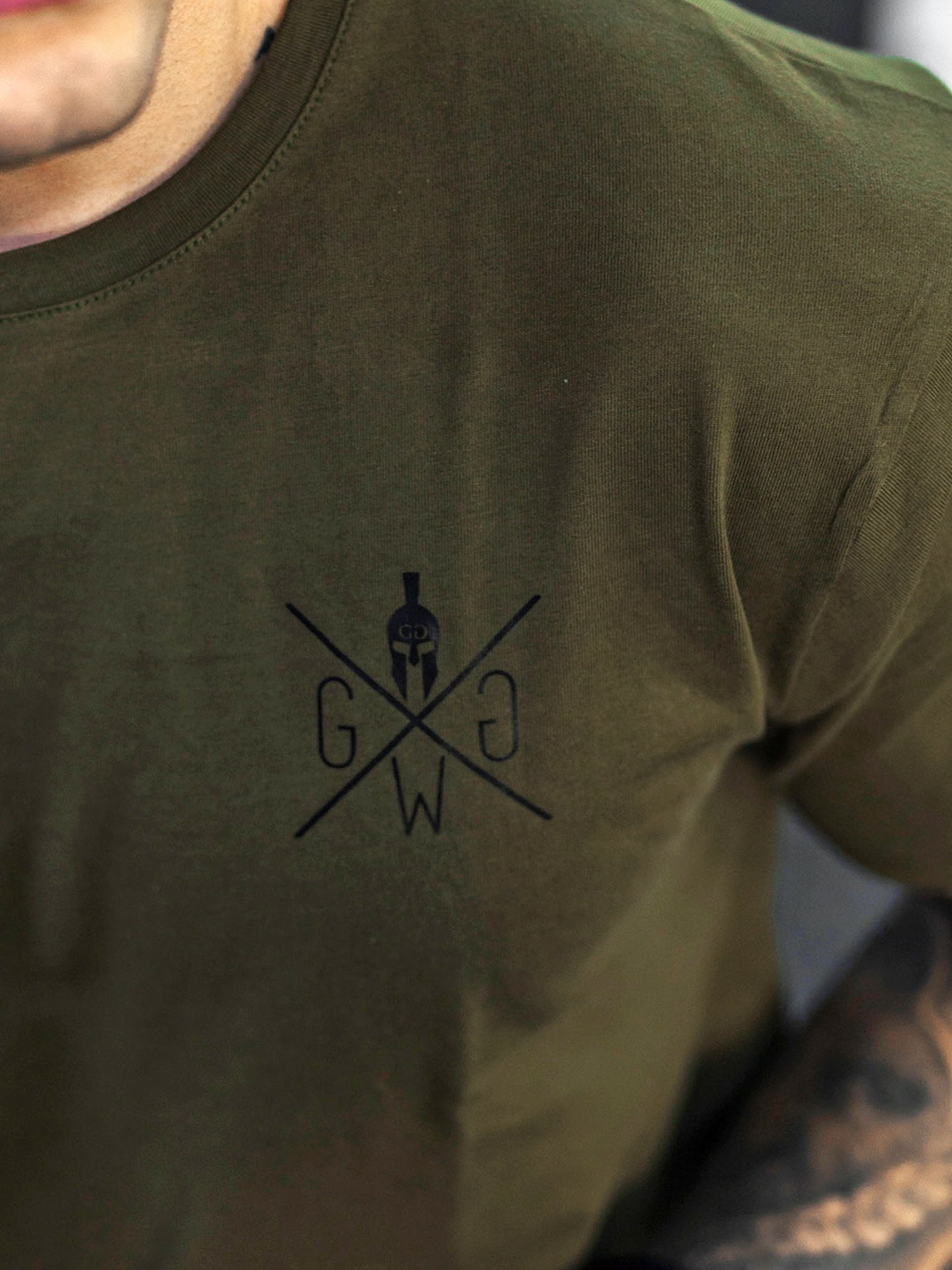 Gym T-Shirt "Warrior" - Olive