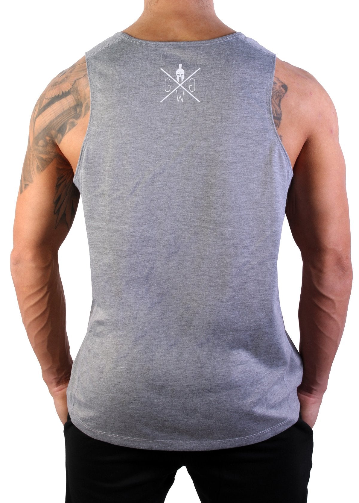 Graues Fitness Tank Top für Herren – Perfekter Begleiter fürs Workout