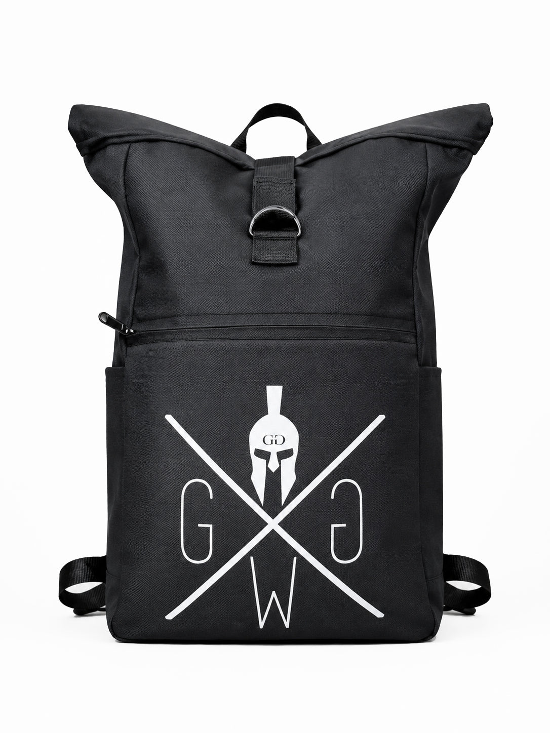 Leichter Sport Rucksack – Gym Bag mit großem Stauraum, seitlichen Taschen und sicherem Reißverschlussfach für Wertsachen.