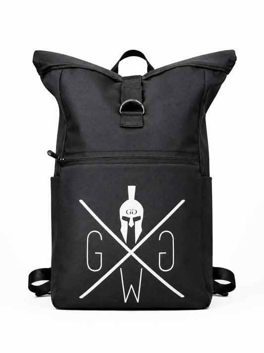Leichter Sport Rucksack – Gym Bag mit großem Stauraum, seitlichen Taschen und sicherem Reißverschlussfach für Wertsachen.