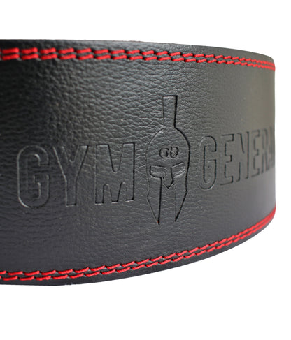 Premium Leather Weightlifting Belt - Black