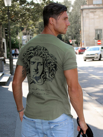 Gym T-Shirt "Medusa" - Olive