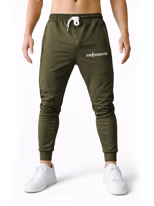 Herren Sporthose olivgrün von Gym Generation – moderne Trainingshose für Krafttraining und Fitness