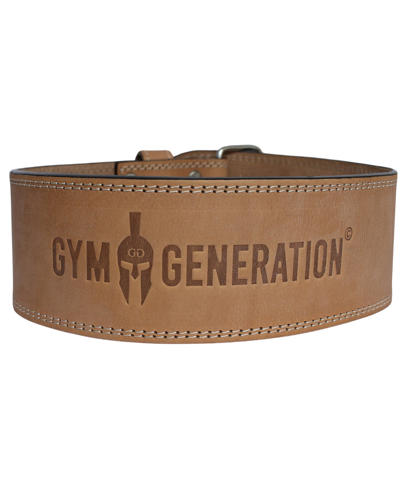 Robuster Gewichthebergürtel mit stilvollem Gym Generation Logo für sicheren Halt beim Krafttraining