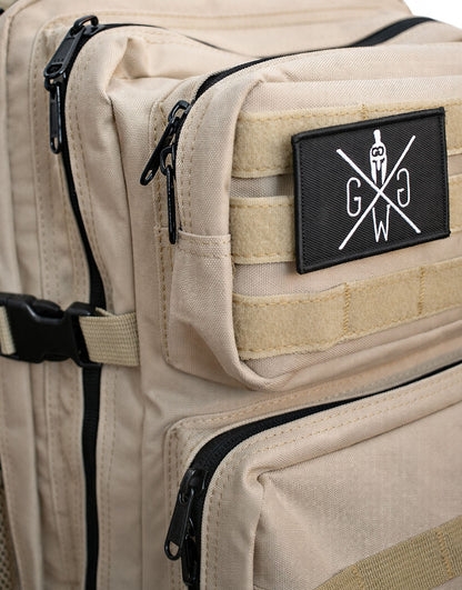 Sport Rucksack Beige – Ergonomischer Backpack für Fitness und Outdoor-Aktivitäten, mit gepolsterten Gurten und großem Stauraum für deine Ausrüstung.