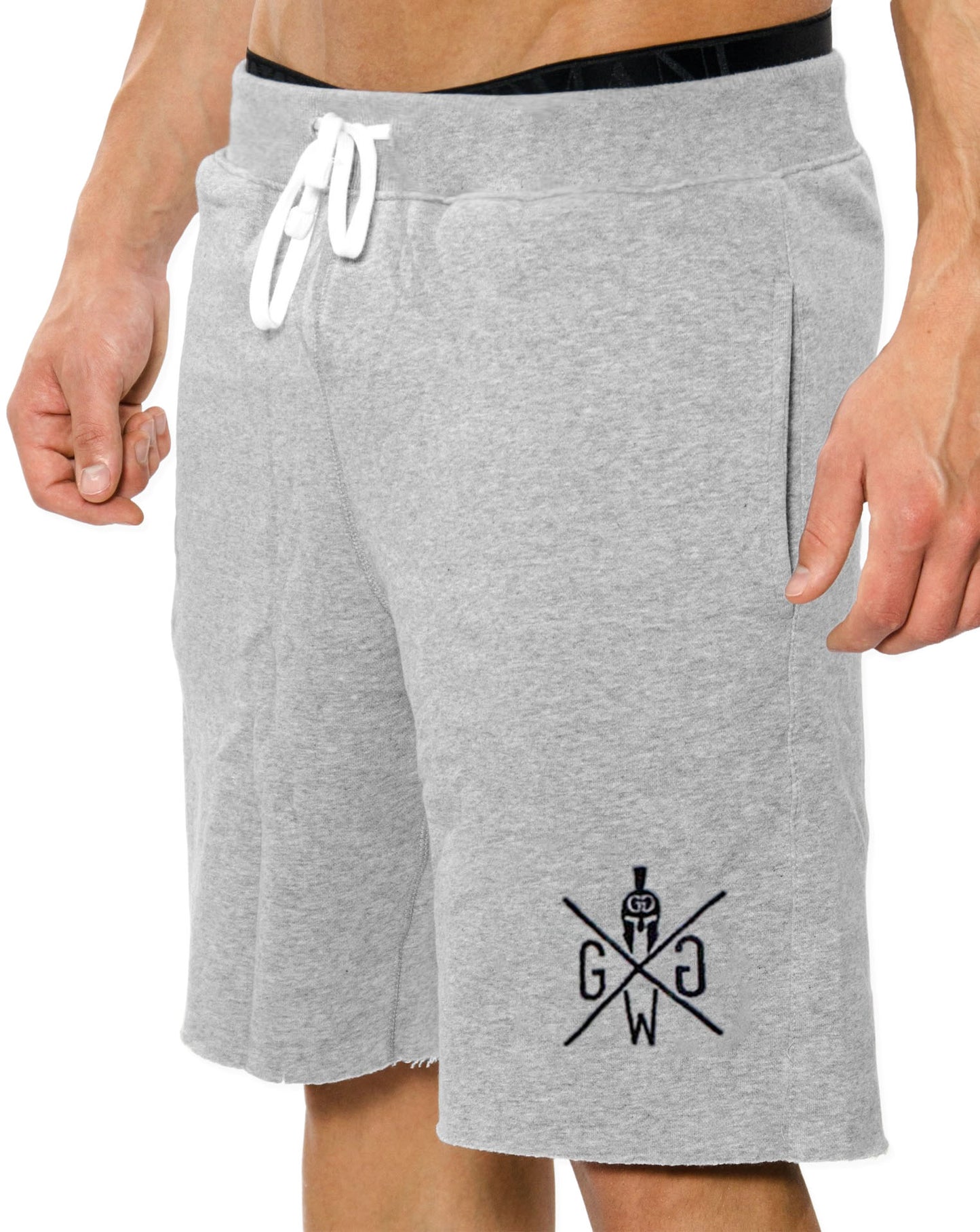 Herren Sporthosen in Grau von Gym Generation, perfekt für Sportler und modebewusste Männer, robust und komfortabel.