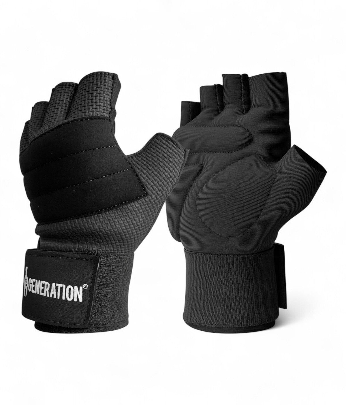 Trainingshandschuhe gepolstert – Gym Handschuhe Schwarz – Gym Generation