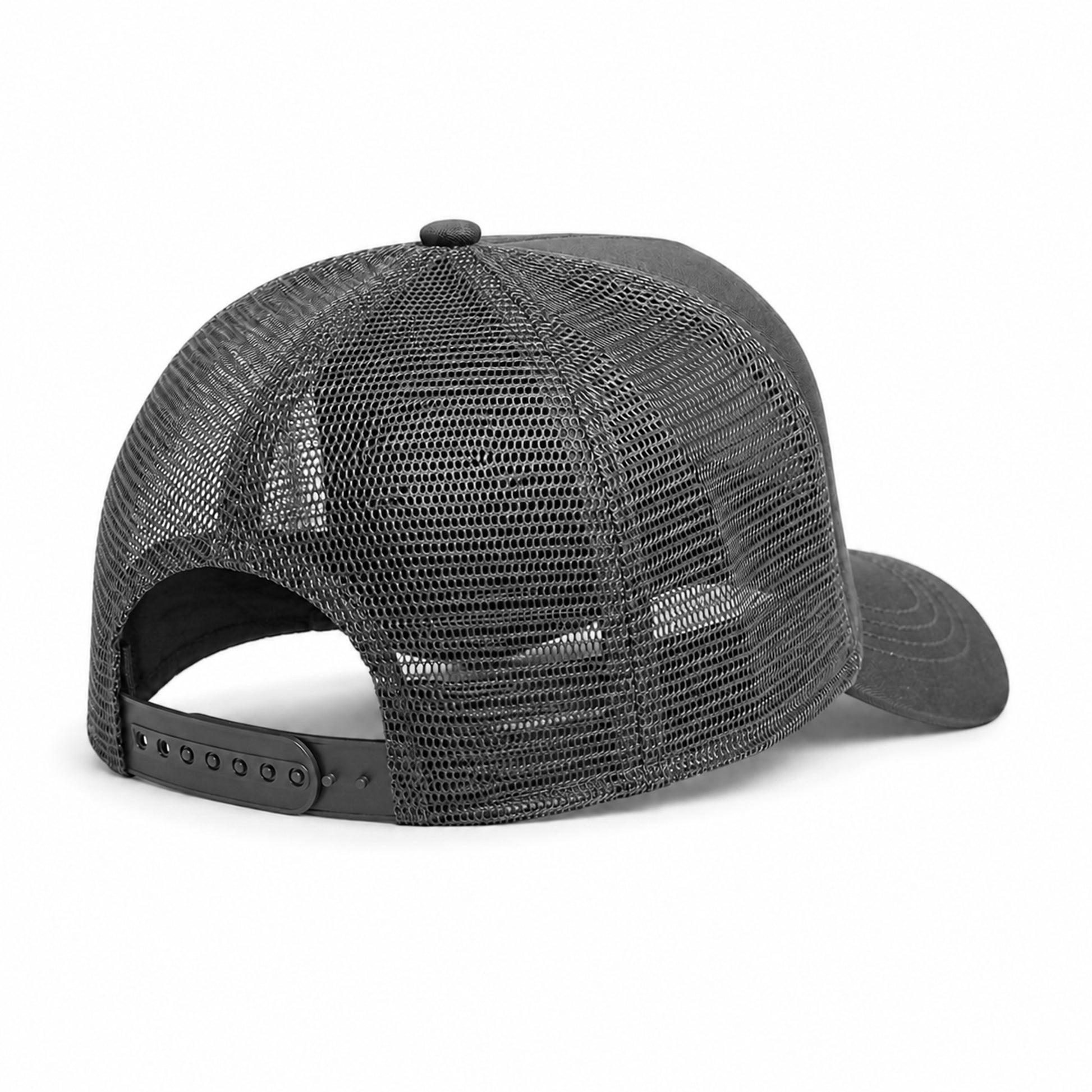 Dunkelgraue Sport Cap Urban von Gym Generation mit Netz und verstellbarem Snapback-Verschluss am Hinterkopf