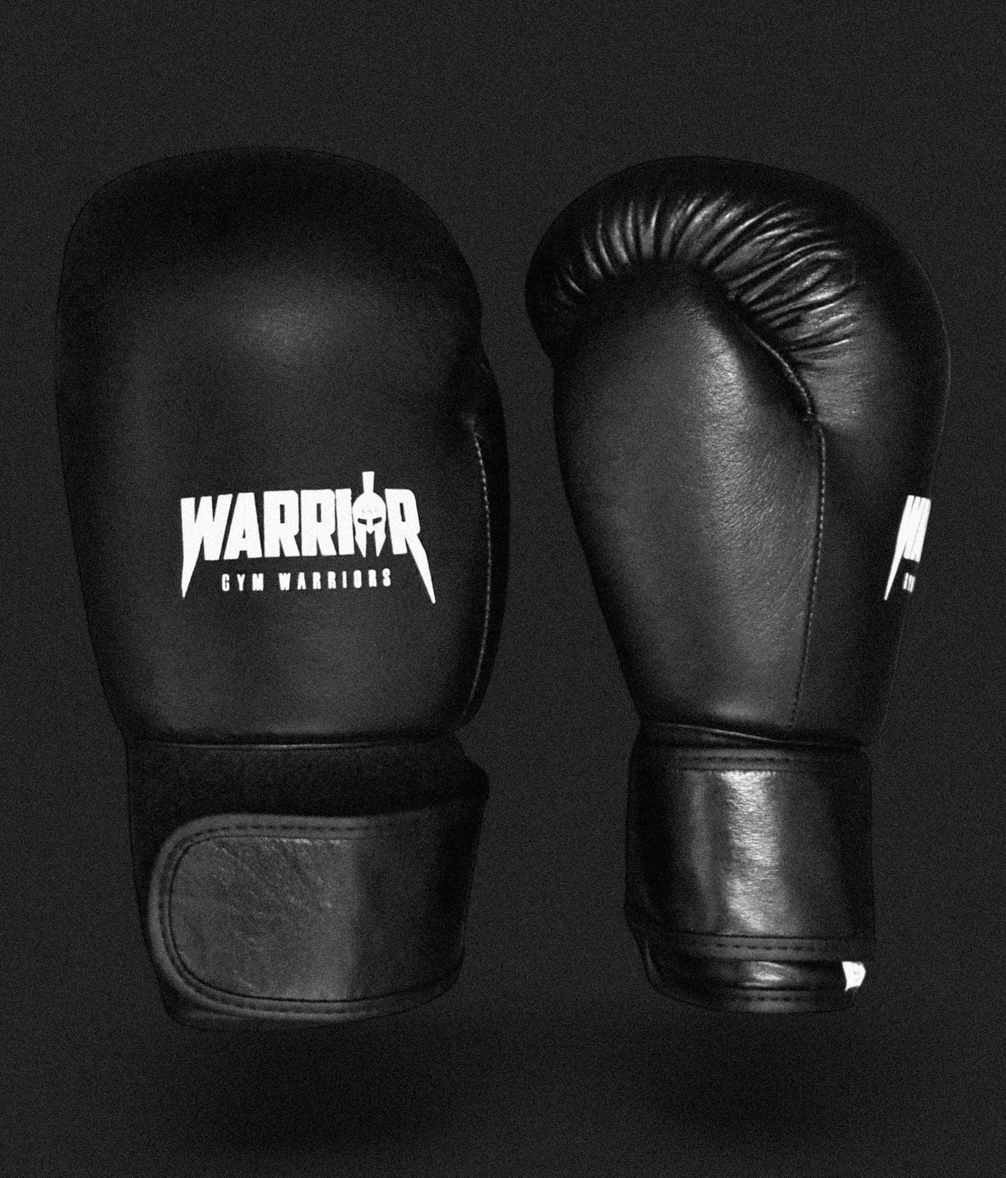 Leather Boxing Gloves - Black