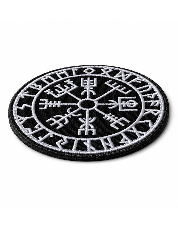 Viking Compass Patch - Hook and Loop