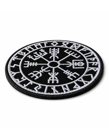 Viking Compass Patch - Hook and Loop