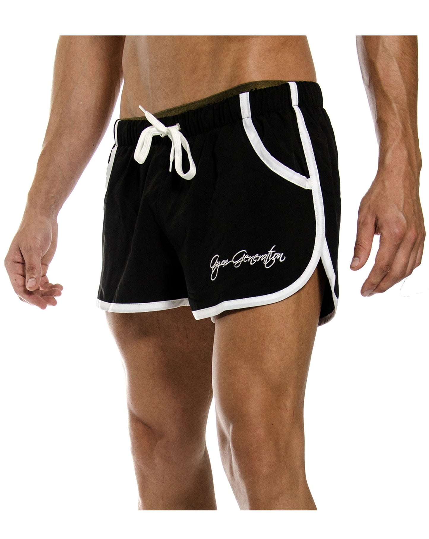 Aesthetic Gym Shorts - Schwarz - Gym Generation®--www.gymgeneration.ch