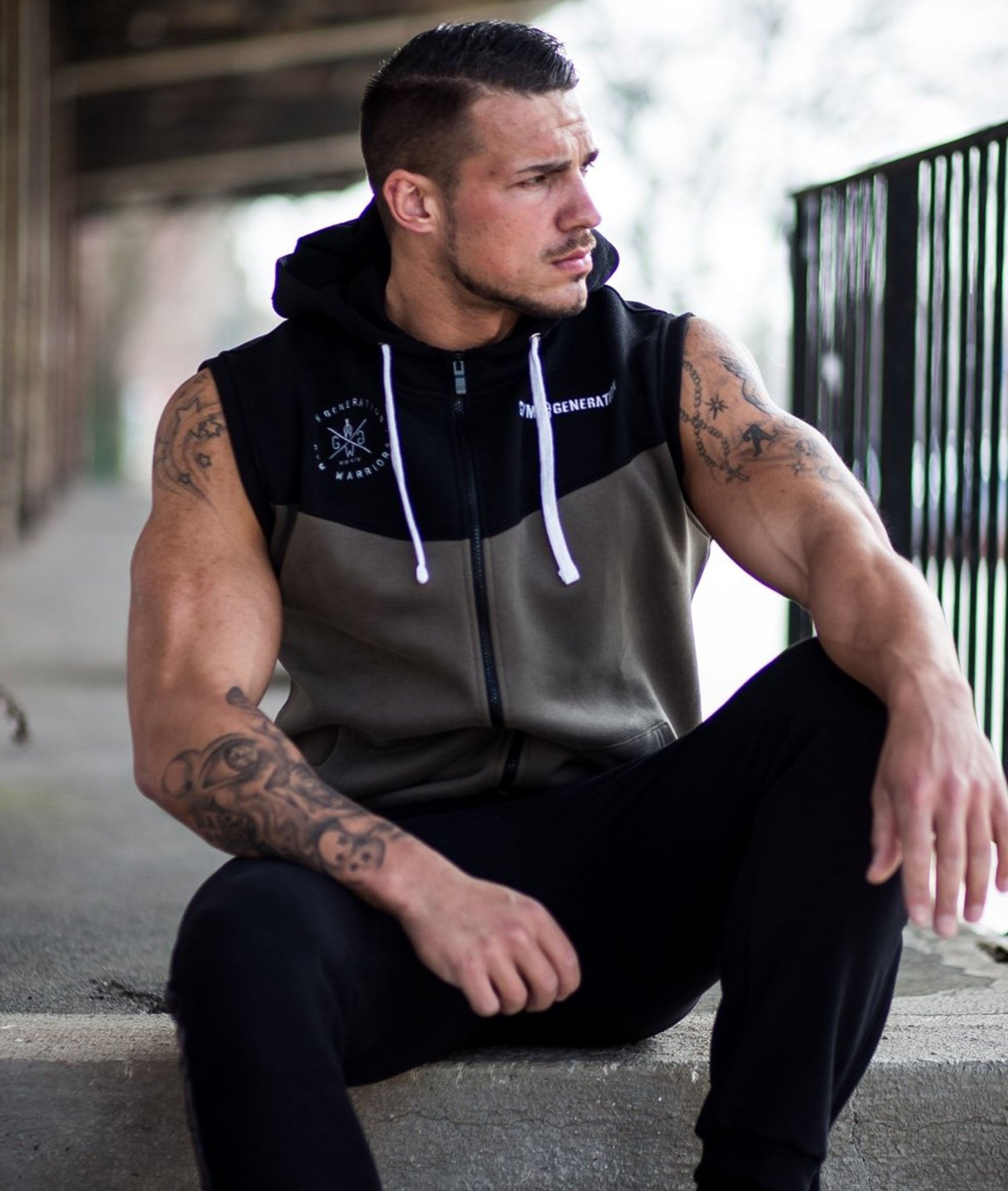 Gym hoodies clearance sleeveless