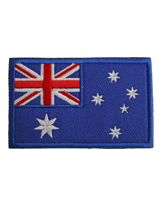 Australien Flagge Patch mit Klettverschluss – symbolisiere deinen Stolz auf Down Under mit diesem hochwertigen Patch für Kleidung, Taschen und Outdoor-Equipment.