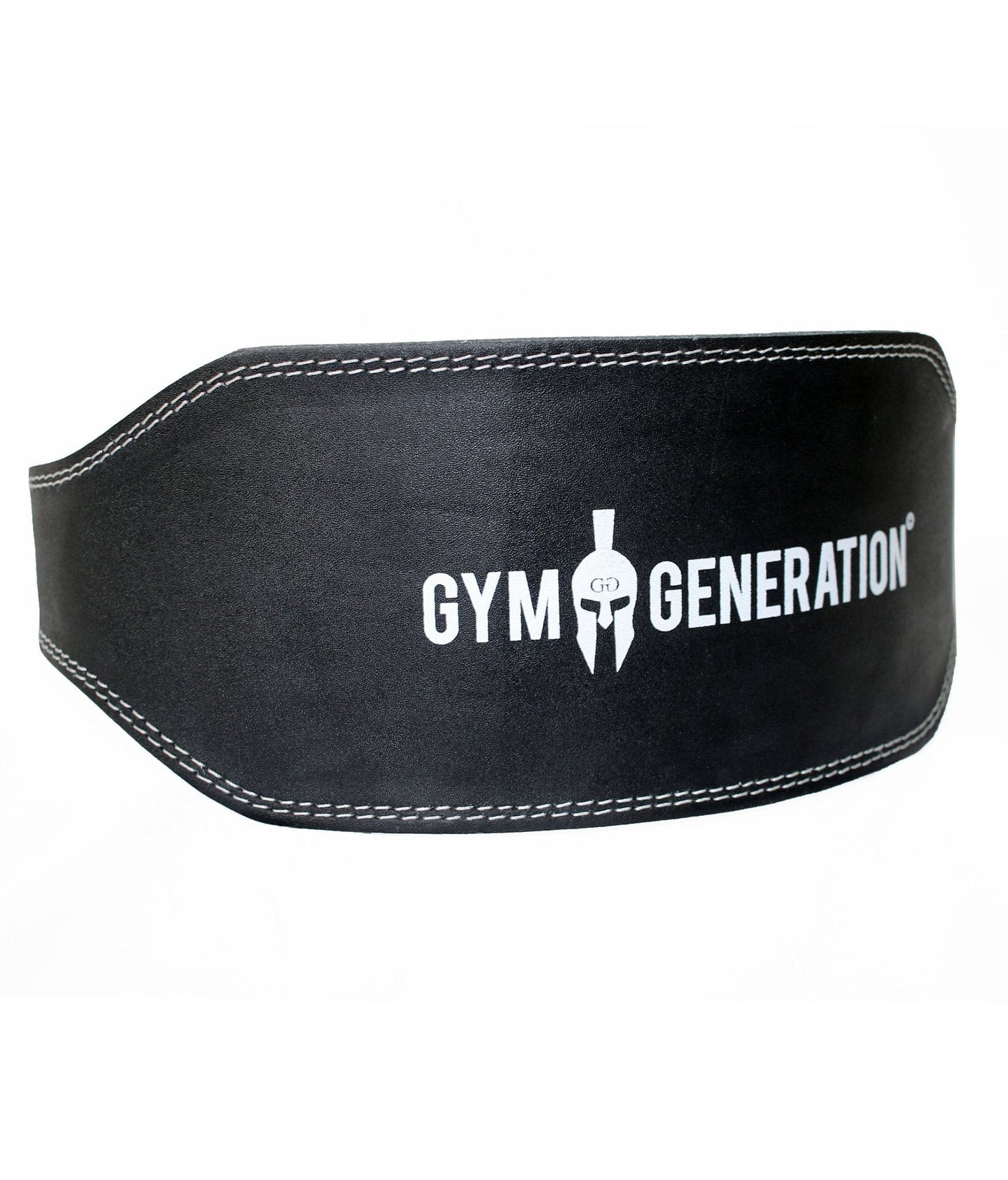 Gewichthebergürtel Schwarz von Gym Generation aus Leder für Fitness und Bodybuilding