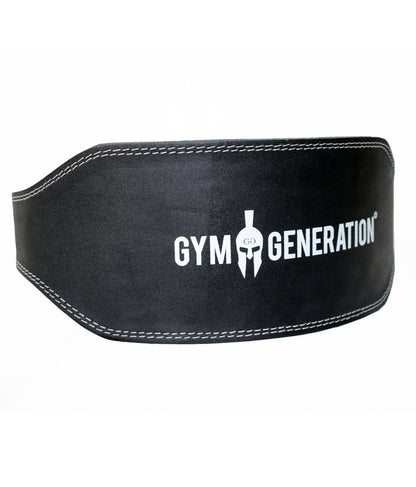 Gewichthebergürtel aus Leder - Schwarz - Gym Generation®--www.gymgeneration.ch