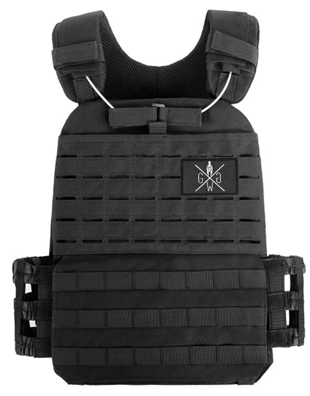 Buy weight vest online Training vest in a military look Gym