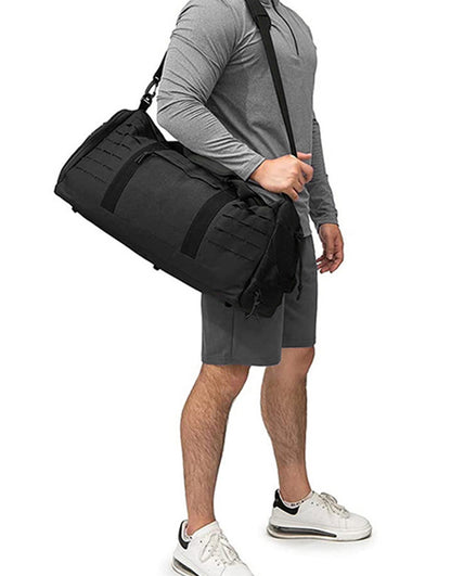 Schwarze Gym Tasche – Robuste Sporttasche von Gym Generation, leicht zu reinigen, mit durchdachtem Design und genug Platz für Kleidung, Schuhe und Zubehör.