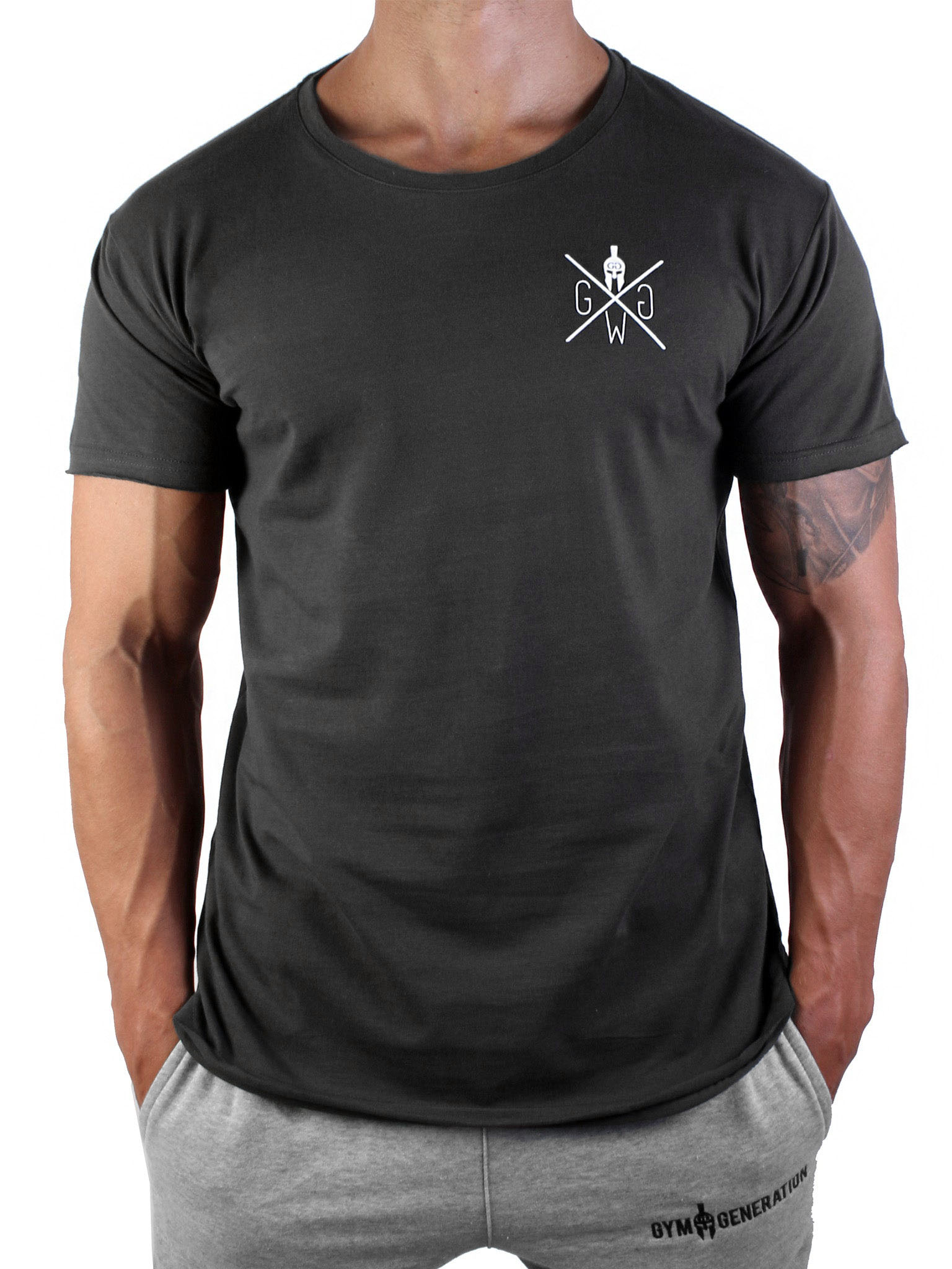 Gym T-Shirt Herren Dunkelgrau – hochwertiges und bequemes Shirt mit optimaler Passform, modernem Look und vielseitiger Kombinierbarkeit für Sport und Freizeit.