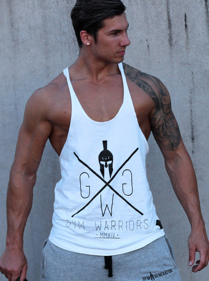 Gym Warriors Stringer - Weiss - Gym Generation®-7640171160252-www.gymgeneration.ch