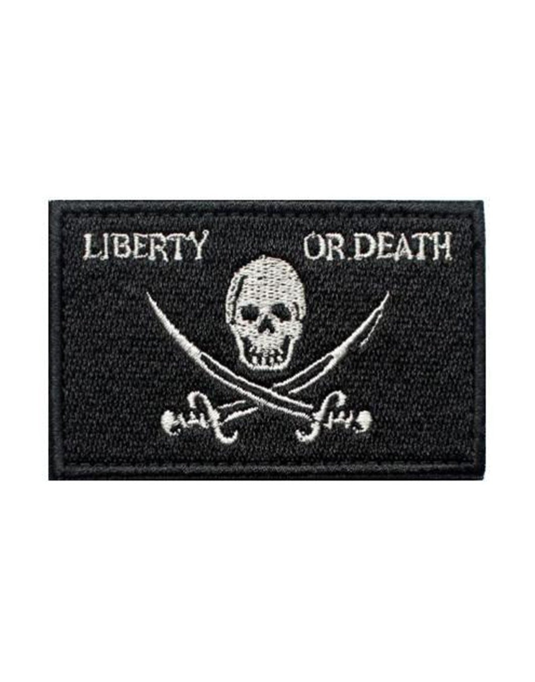 Liberty or Death Pirate Patch - Schwarz - Gym Generation®--www.gymgeneration.ch